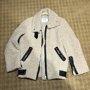 Zara sherpa coat